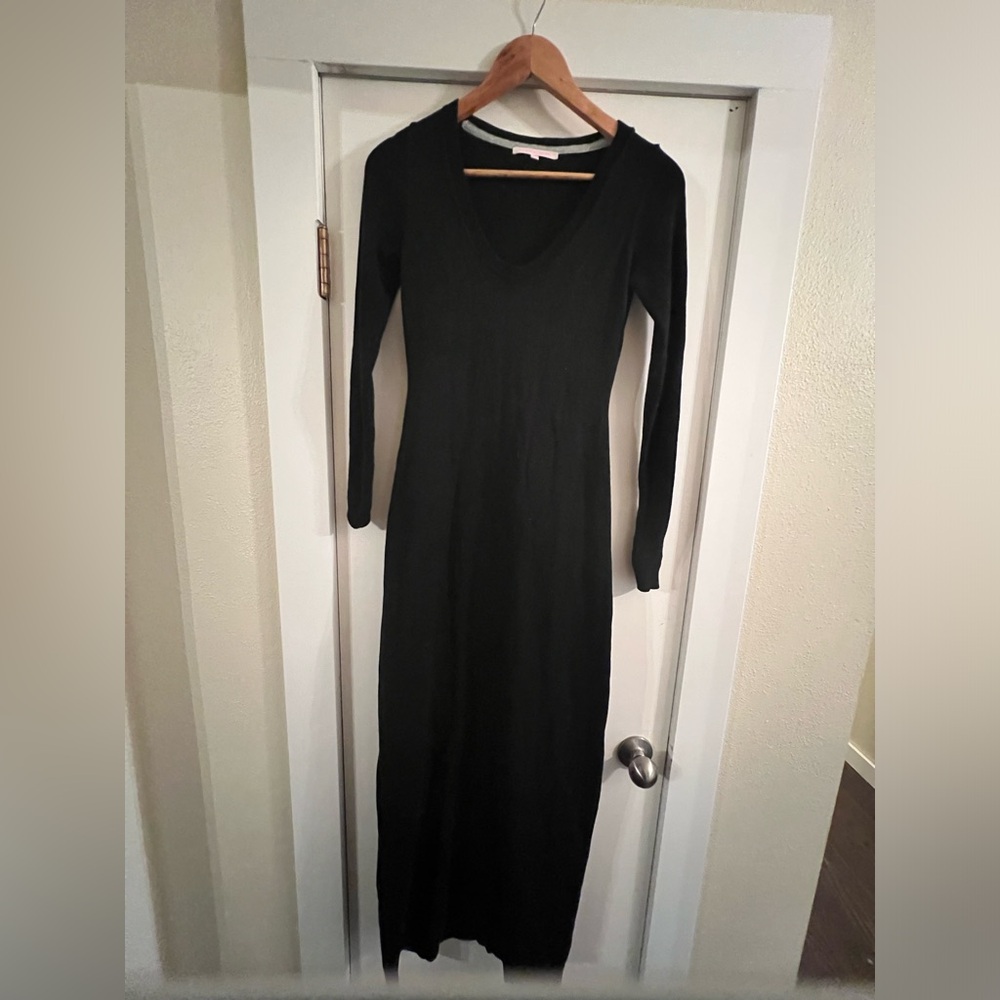 Long knit dress